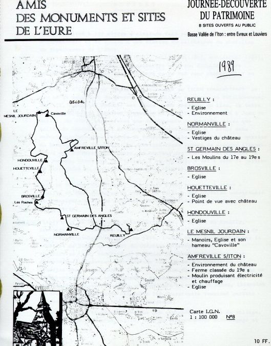 1989 – Basse vallée de l’Iton, entre Evreux et Louviers